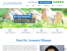 Tablet Screenshot of drfihman.com